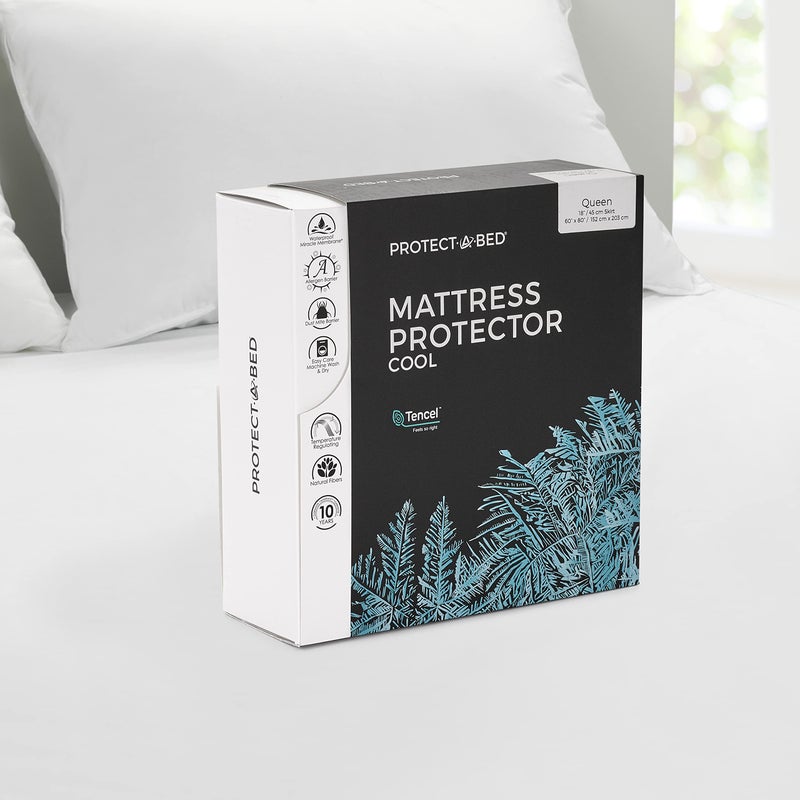 Protect-A-Bed Cool Waterproof Mattress Protector, Queen - Image 2